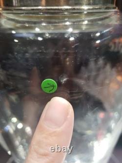 Rare Pitcher decanter American Brilliant Cut Glass Crystal Hawkes 19th Hole Golf