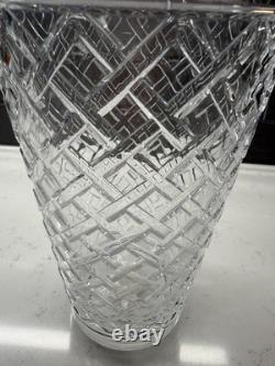 Rare Ralph Lauren Crystal Lattice LRCLAT Heavy Cut Glass Discontinued PERFECT 10