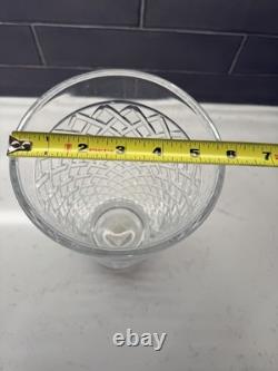 Rare Ralph Lauren Crystal Lattice LRCLAT Heavy Cut Glass Discontinued PERFECT 10