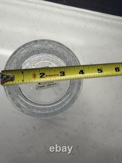 Rare Ralph Lauren Crystal Lattice LRCLAT Heavy Cut Glass Discontinued PERFECT 10