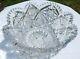 Rare Signed HAWKES ABP American Brilliant Period Cut Glass Bowl 9.5 x 4 tall