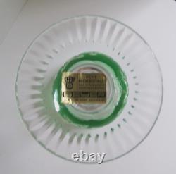 Rare VINEYARD GRAPE by BAYEL CUT CRYSTAL WINE HOCK GLASS GERMANY 7 5/8 Set of 6
