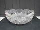 Rare Vintage Waterford Cut Crystal Clear Glass Scalloped Bowl 10.5 2960k