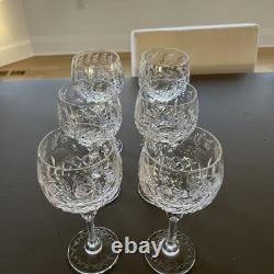 Rogaska Crystal Gallia Water Goblets Glasses 9 1/4 Set Of 6 perfect condition