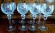 Rogaska Cut Crystal Gallia Wine Goblet Glass Set 8 Tall 8