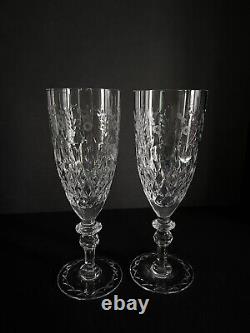 Rogaska GALLIA Iced Tea Glasses Set of Two 9 1/2 X 3 1/8 Multiple Available