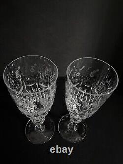 Rogaska GALLIA Iced Tea Glasses Set of Two 9 1/2 X 3 1/8 Multiple Available