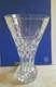 Rogaska Gallia Large 13 Clear Cut Crystal Glass Trumpet Flower Vase