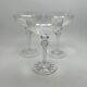 Rogaska Kimberley Champagne Sherbet Crystal Glass Fan Star Cuts 3pc