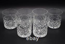 Royal Brierley Cut Crystal Bruce Set Of 6 Old Fashioned Whisky Glass Signed