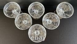 Royal Leerdamn Netherlands Crystal Champagne Coupes Glasses 4 3/4 Set Of 6
