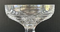 Royal Leerdamn Netherlands Crystal Champagne Coupes Glasses 4 3/4 Set Of 6