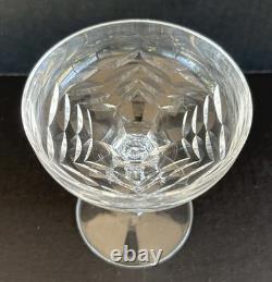 Royal Leerdamn Netherlands Crystal Champagne Coupes Glasses 4 3/4 Set Of 6