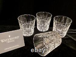 (SET4) Waterford Crystal Ireland KYLEMORE 3.5 Old Fashion Whiskey Tumbler Glass