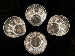 (SET4) Waterford Crystal Ireland KYLEMORE 3.5 Old Fashion Whiskey Tumbler Glass