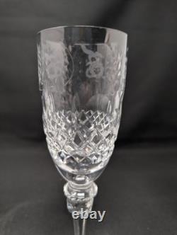 SET OF 4! New 8¼ Gallia by ROGASKA Champagne Flutes X Base CRYSTAL Glass