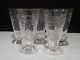 SET OF 5- Hawkes CHANITLLY Cut Crystal 6 Footed Iced Tea Glasses Tumblers