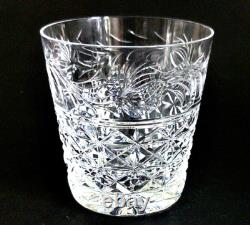 STUART CRYSTAL MANSFIELD OLD FASHIONED GLASS, Cut Crystal, 3 3/8, 8 oz, ENGLAND