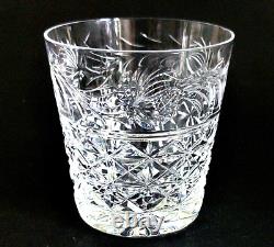 STUART CRYSTAL MANSFIELD OLD FASHIONED GLASS, Cut Lead Crystal, Made in England