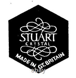STUART CRYSTAL MANSFIELD OLD FASHIONED GLASS, Cut Lead Crystal, Made in England