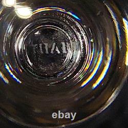 STUART CRYSTAL WARWICK GOLD CLARET WINE GLASS, Cut Crystal, 8 1/4, 8Oz, ENGLAND