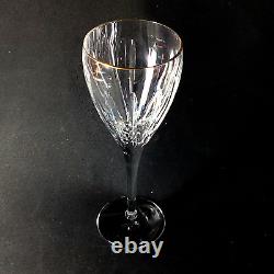 STUART CRYSTAL WARWICK GOLD CLARET WINE GLASS, Cut Lead Crystal, 8 1/4, ENGLAND