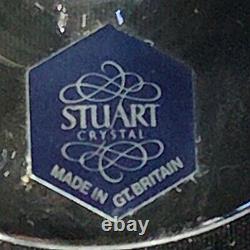 STUART CRYSTAL WINDSOR CLARET WINE GLASS, Cut Lead Crystal, 8 oz, ENGLAND