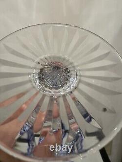 Saint Louis Crystal Tommy 7-3/4 Blue Cut To Clear Wine Glass Goblet