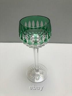 Saint Louis Magnificent Cut Crystal Colored White Wine Glasses #260