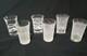 Salviati Venezia Murano Cut Crystal Set Of 6 Vodka Or Shot Glasses, Venice