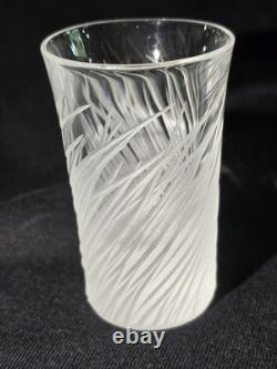 Salviati Venezia Murano Cut Crystal Set Of 6 Vodka Or Shot Glasses, Venice