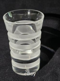 Salviati Venezia Murano Cut Crystal Set Of 6 Vodka Or Shot Glasses, Venice