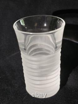 Salviati Venezia Murano Cut Crystal Set Of 6 Vodka Or Shot Glasses, Venice
