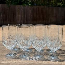 Schott Zwiesel Tango Crystal Iced Tea Goblets Glasses Set of 8 Retired Etched\