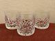 Set 3 Waterford Lismore Cut Crystal Old Fashioned Tumbler Glasses 3 3/8