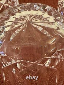 Set 3 Waterford Lismore Cut Crystal Old Fashioned Tumbler Glasses 3 3/8