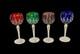 Set 4 Ajka Godinger Dynasty Hungary Wine Stem Glass Cut To Clear Crystal
