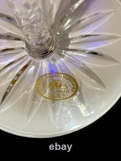Set 4 Ajka Godinger Dynasty Hungary Wine Stem Glass Cut To Clear Crystal