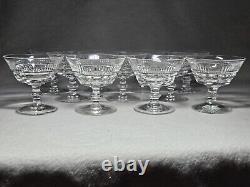 Set Of 11 Signed Waterford Mourne Cut Crystal Liquor Cocktail Glasses 3 High