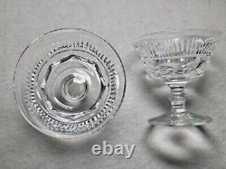 Set Of 11 Signed Waterford Mourne Cut Crystal Liquor Cocktail Glasses 3 High