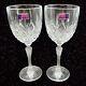 Set Of 2 Marquis By Waterford Markham Wine Water Goblet Made In Italy 8.5T New