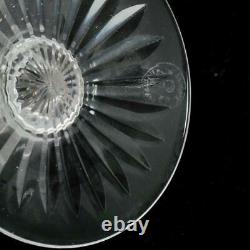 Set Of 4 Baccarat Colbert Clear Cut Crystal Wine Glasses 6