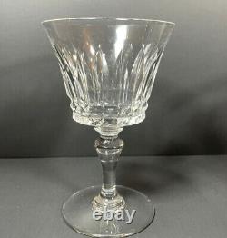 Set Of (4) Baccarat France Piccadilly Cut Crystal Water Goblet Glasses, 6h