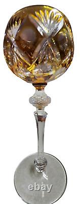 Set Of 4 Vintage Nachtmann Bleikristall Cut To Clear Wine/cordial Glasses