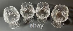 Set Of 4 Waterford Crystal Lismore 5-1/4 Brandy Glasses