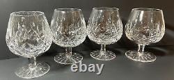 Set Of 4 Waterford Crystal Lismore 5-1/4 Brandy Glasses