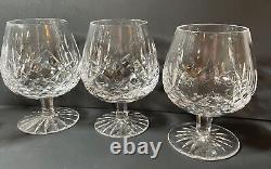 Set Of 4 Waterford Crystal Lismore 5-1/4 Brandy Glasses