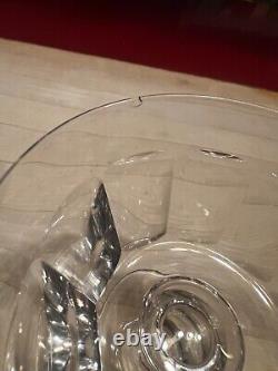 Set Of 8 Baccarat Bretagne Cut French Art Glass Champagne Tall Sherbet Free Ship