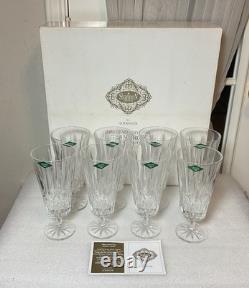 Set Of 8 Shannon Crystal Gramercy Iced Beverage Glasses 14 Oz Brand New In Box