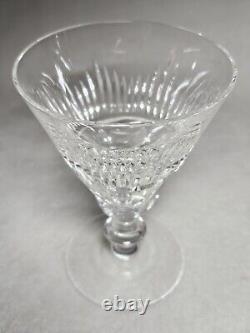 Set Of 8 Signed Waterford Mourne Cut Crystal Wine Goblets 5 1/4 High X 3 5/8